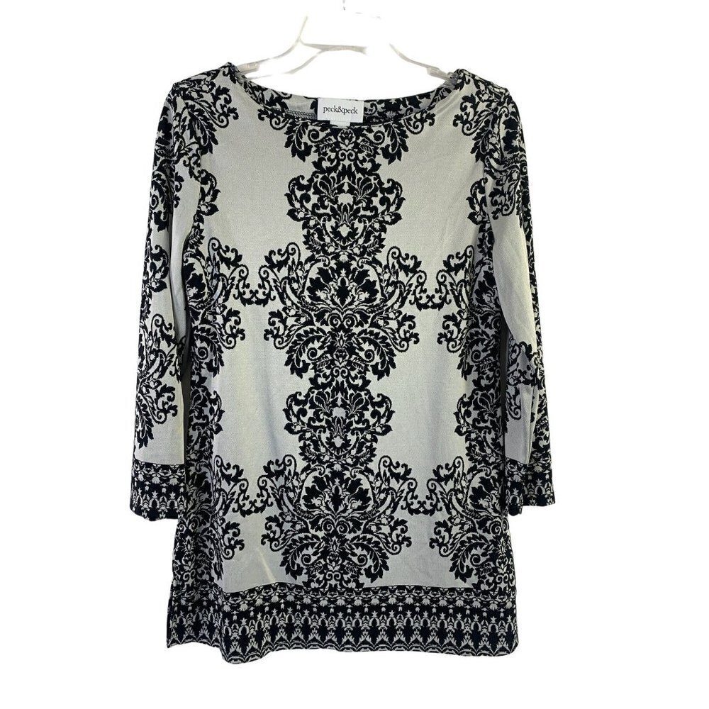 Peck & Peck Women's Casual Long Blouse